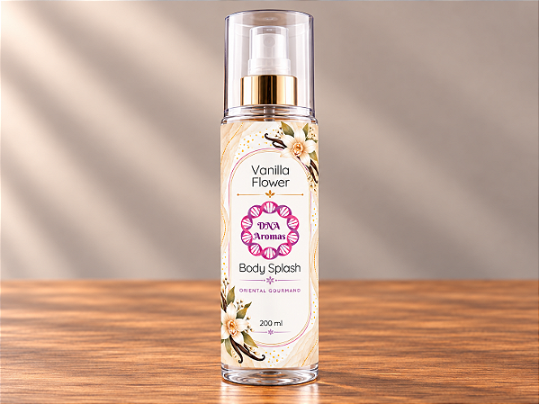 Body Splash Vanilla Flower 200ml – Fragrância Oriental Gourmand