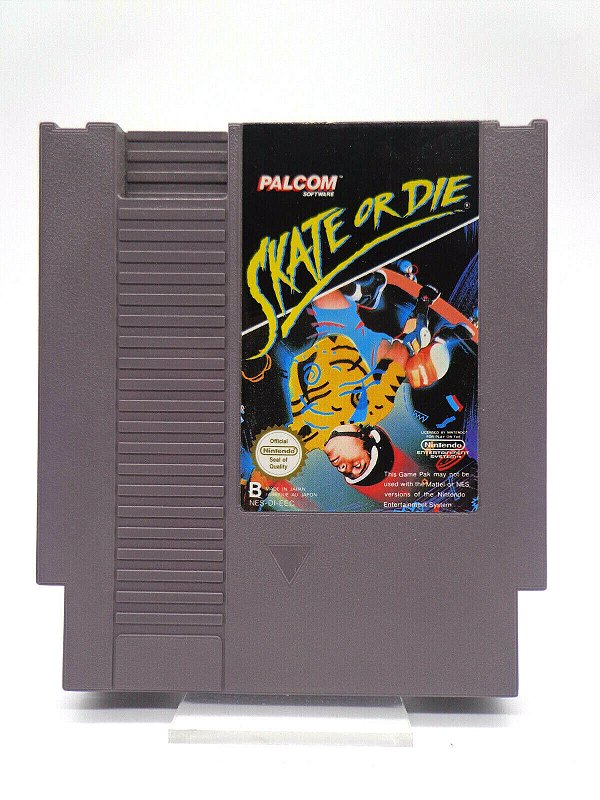 JOGO SKATE OR DIE NES ORIGINAL
