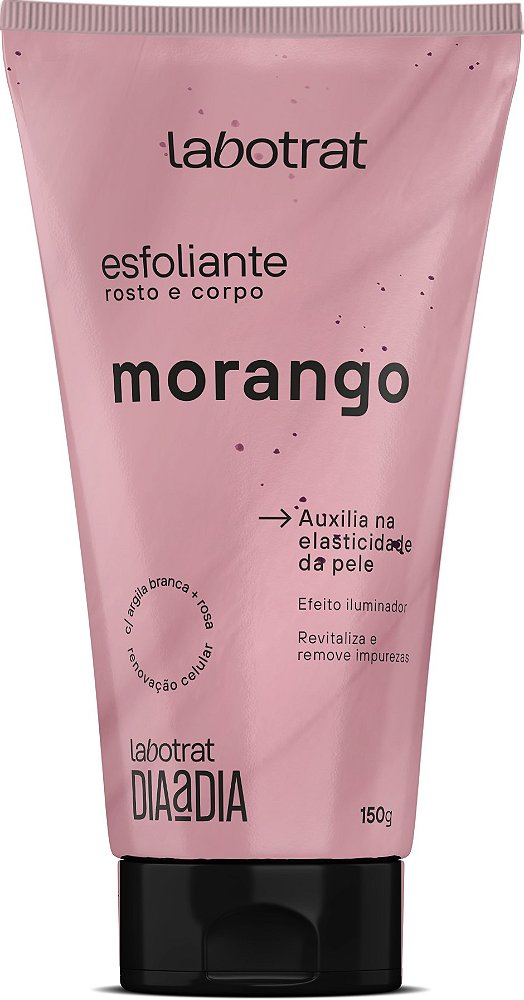 ESFOLIANTE CORPO E ROSTO 150G - MORANGO  / LABOTRAT