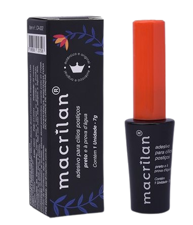 COLA PARA CÍLIOS  PRETO/ MACRILAN