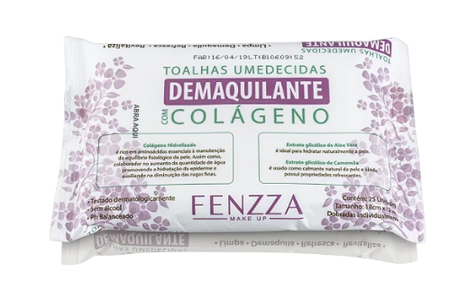 TOALHAS DEMAQUILANTE COLÁGENO / FENZZA
