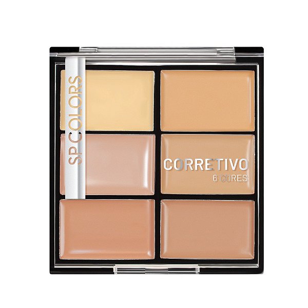 PALETA DE CORRETIVO 6 CORES / SP COLORS