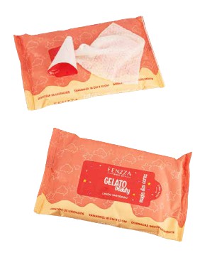 LENÇO UMEDECIDO MAGIA DAS CORES GELATO BEAUTY / FENZZA