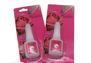 COLA PARA UNHAS POSTIÇAS / MANDALA