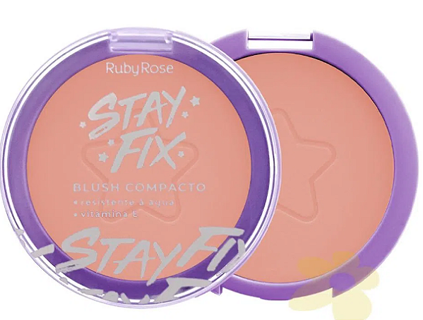 BLUSH COMPACTO STAY FIX - ANDRÔMEDA /RUBYROSE