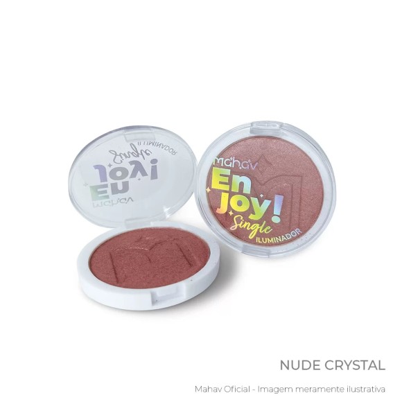 ILUMINADOR SINGLE ENJOY - NUDE CRISTAL / MAHAV