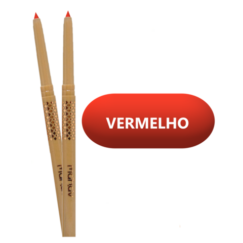 LÁPIS DELINEADOR RETRÁTIL PARA LÁBIOS - VERMELHO / MAHAV