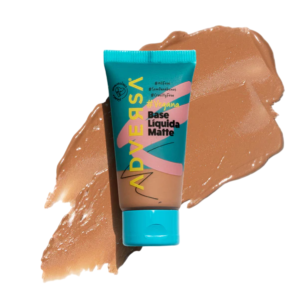BASE LÍQUIDA MATTE VEGANA - COR: 400 / ADVERSA