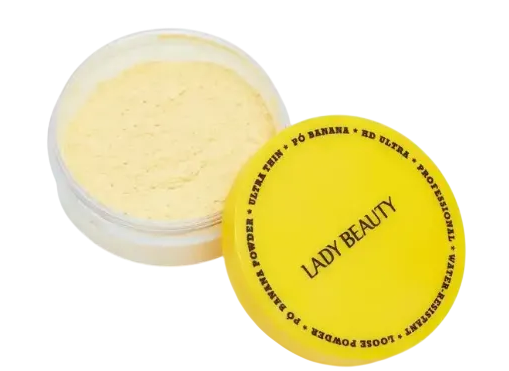 PÓ SOLTO À PROVA D'ÁGUA - BANANA / LADY BEAUTY