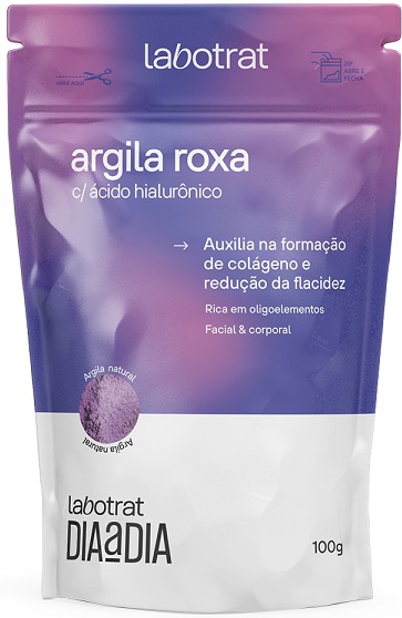 ARGILA ROXA C/ ÁCIDO HIALURÔNICO 100G / LABOTRAT