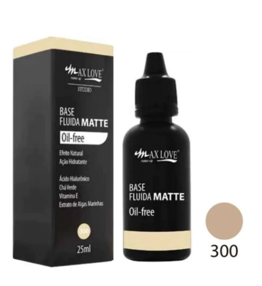 BASE FLUIDA MATTE OIL-FREE - 300 / MAX LOVE