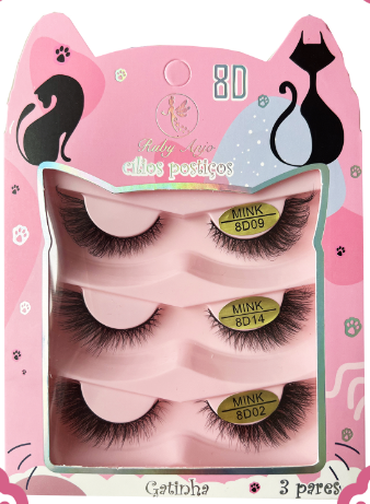 CÍLIOS POSTIÇOS / RA-460 / RUBY ANJO