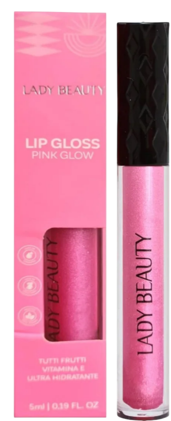LIP GLOSS PINK GLOW/ LADY BEAUTY