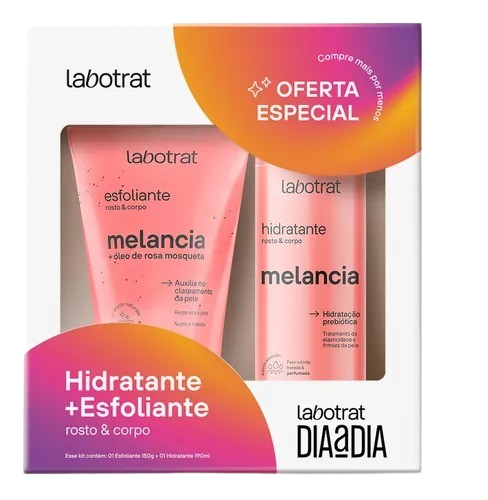 KIT HIDRATANTE + ESFOLIANTE MELANCIA / LABOTRAT