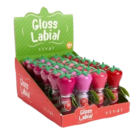 GLOSS LABIAL - MORANGO / VIVAI