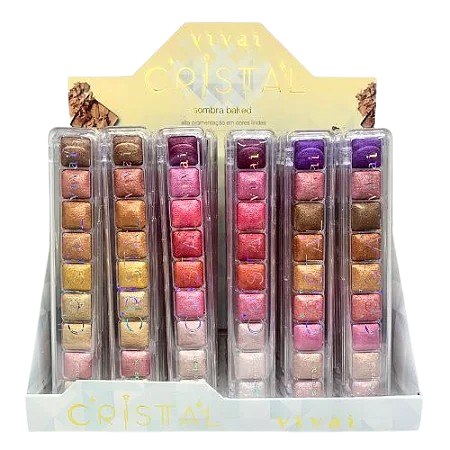 BOX PALETA DE SOMBRAS - BAKED CRISTAL / VIVAI