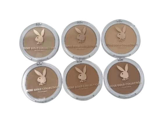 PÓ COMPACTO - ROSE GOLD COLECTION / PLAYBOY