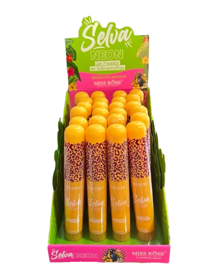 GEL FIXADOR DE SOBRANCELHA - SELVA NÉON / MISS RÔSE