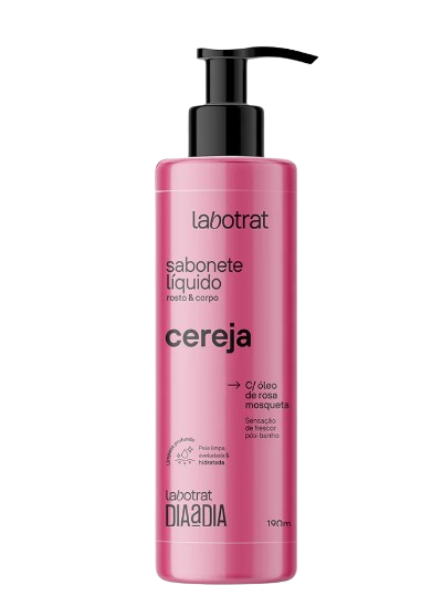 SABONETE LÍQUIDO ROSTO E CORPO - CEREJA / LABOTRAT