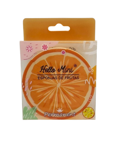 ESPONJA DE FRUTAS - LARANJA / HELLO MINI