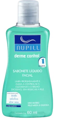 SABONETE LÍQUIDO DERME CONTROL - 60ML / NUPILL