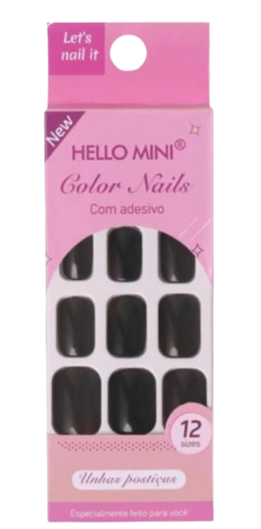 UNHAS POSTIÇAS ADESIVAS - OY1125-1 / HELLO MINI