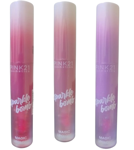 LIP GLOSS MAGIC - SPARKLE BOMB / PINK 21