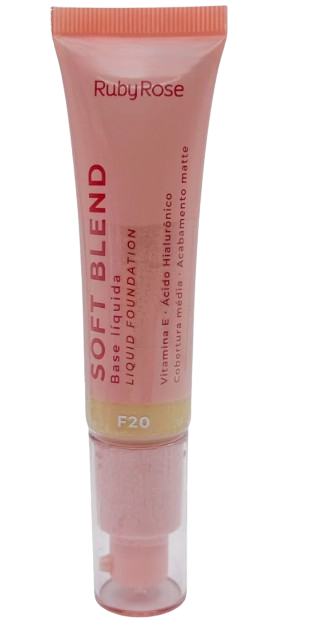 BASE LÍQUIDA SOFT BLEND - F20 / RUBY ROSE