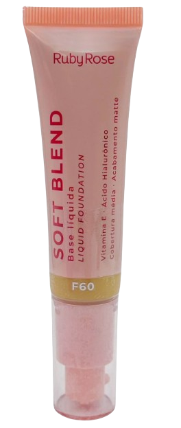 BASE LÍQUIDA SOFT BLEND - F60 / RUBY ROSE