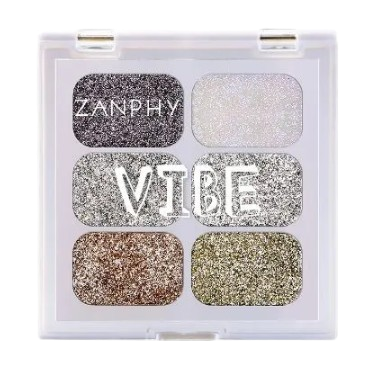 PALETA DE GLITTER COR 01 - LINHA VIBE / ZANPHY