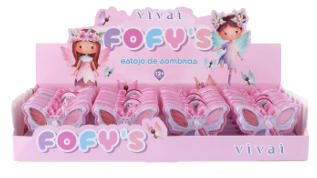 ESTOJO DE SOMBRAS BORBOLETA FOFYS / VIVAI
