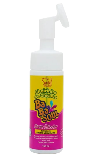 MOUSSE MICELAR BABASOUL - EXTRATO DE FRUTAS VERMELHAS / BABASOUL