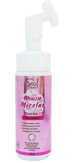 MOUSSE MICELAR ROSA MOSQUETA / SOUL COSMÉTICOS