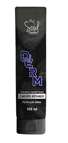 SABONETE LÍQUIDO FACIAL -CARVÃO ATIVADO / SOUL COSMÉTICOS