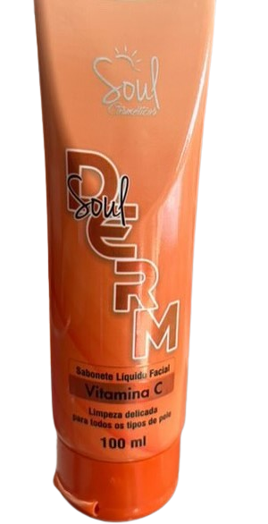 SABONETE LÍQUIDO FACIAL - VITAMINA C / SOUL COSMÉTICOS