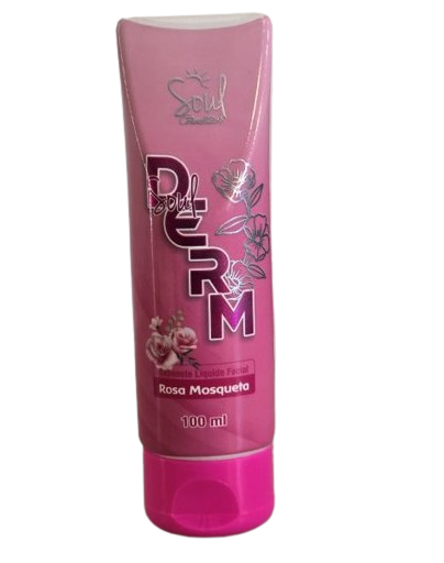 SABONETE LÍQUIDO FACIAL ROSA MOSQUETA / SOUL COSMÉTICOS