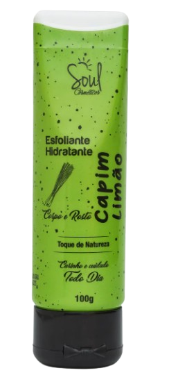 ESFOLIANTE HIDRATANTE CORPO E ROSTO - CAPIM LIMÃO / SOUL COSMÉTICOS