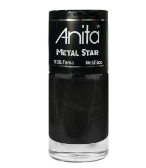 ESMALTE ANITA COLEÇÃO "METAL STAR"- COR "METÁLICO"