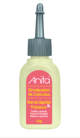 AMOLECEDOR DE CUTICULAS C/ ÓLEO DE ALGODÃO E MELALEUCA - ANITA
