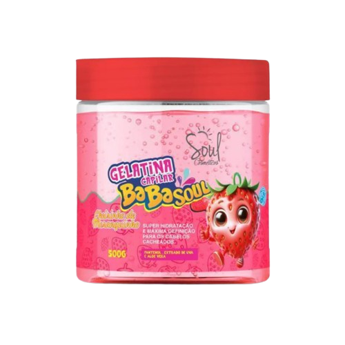 GELATINA CAPILAR - CHEIRINHO DE MORANGUINHO / SOUL COSMÉTICOS