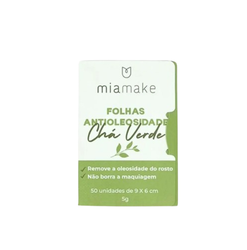 FOLHAS ANTIOLEOSIDADE - CHÁ VERDE / MIA MAKE