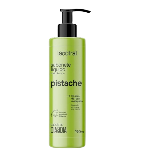 SABONETE LÍQUIDO CORPO E ROSTO 190ML - PISTACHE / LABOTRAT