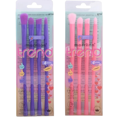 KIT PINCEL PARA ÁREA DOS OLHOS - MT08 / MACRILAN