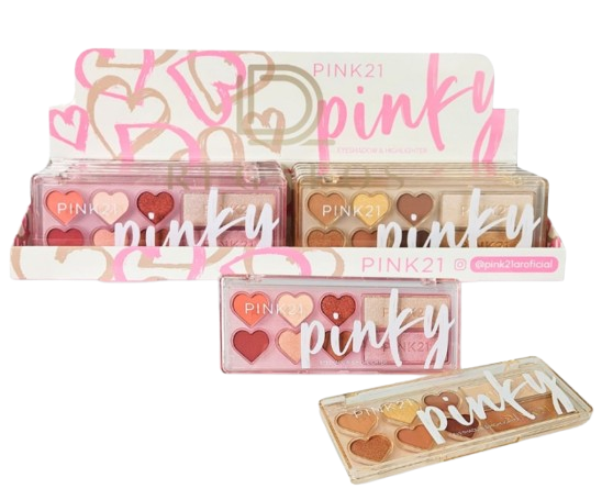 PALETA DE SOMBRAS - PINKY / PINK 21
