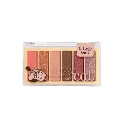 PALETA DE SOMBRAS - LAZY CAT COR B / CITY GIRLS