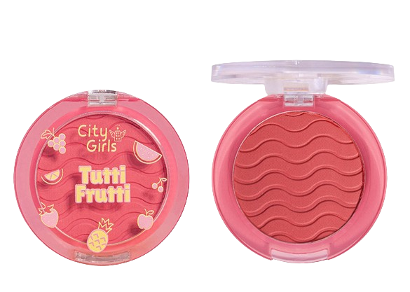 BLUSH COMPACTO TUTTI FRUTTI - COR 03 / CITY GIRLS