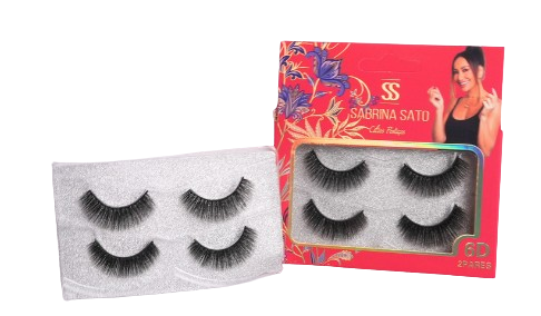 CÍLIOS POSTIÇOS 6D 2 PARES - SP3067 / SABRINA SATO