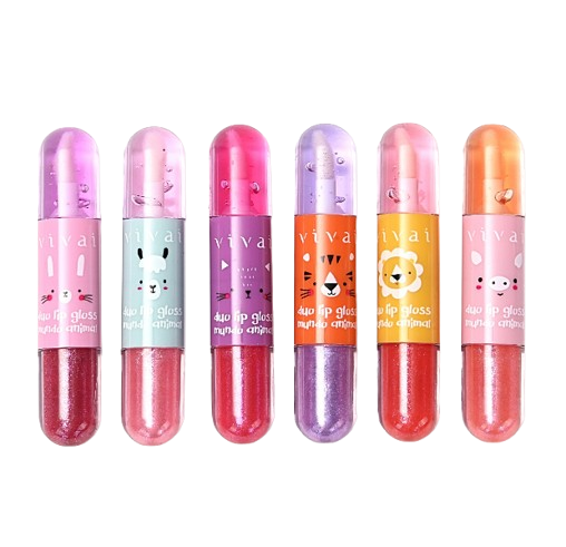 DUO LIP GLOSS MUNDO ANIMAL / VIVAI