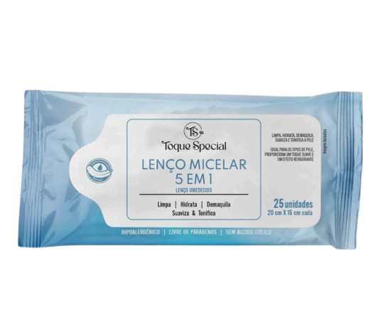 LENÇO UMEDECIDO 5 EM 1 / TOQUE SPECIAL