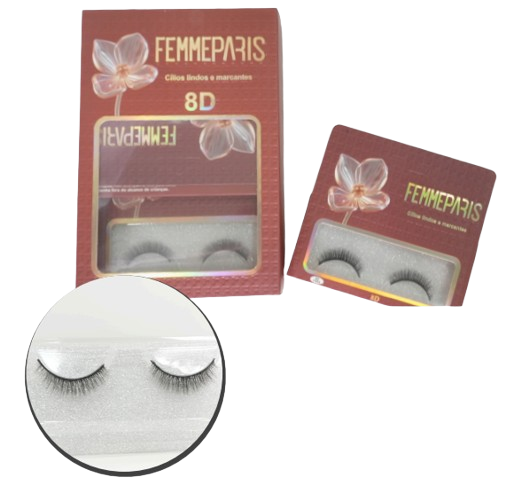 CILIOS POSTIÇOS 8D FM1014 / FEMME PARIS